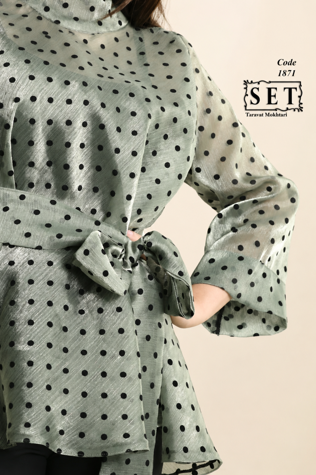 شومیز مجلسی مدل پدیده رنگ سدری برند SET